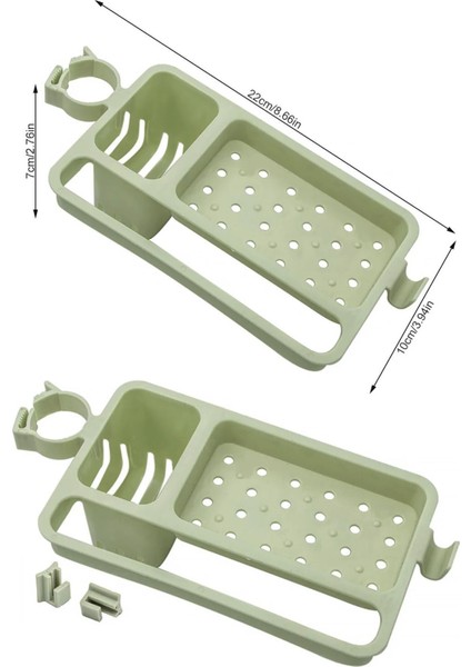 Musluk Için Organizer Sabunluk Havluluk Süngerlik 3'ü Bir Arada fırsatları