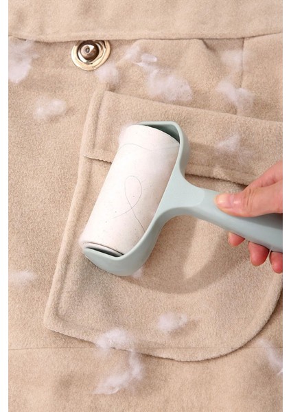 Tüy Toplayı Kıl Toz Toplayıcı Yapışkanlı Rulo 60 Yaprak indirimleri