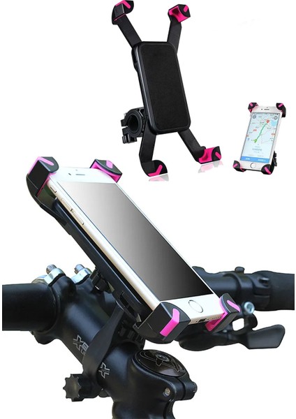 Gidon Üzeri Motosiklet Telefon Tutucu Sağlam Kaliteli