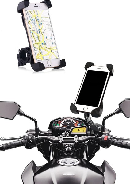 Gidon Üzeri Motosiklet Telefon Tutucu Sağlam Kaliteli modelleri