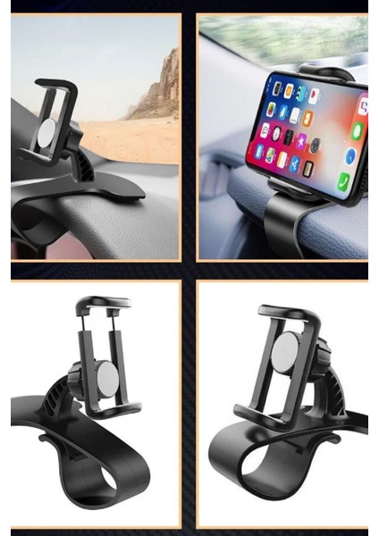 Araç Gösterge Üstü Telefon Tutucu 360 Derece Tüm Araçlar Için Uyumlu modelleri