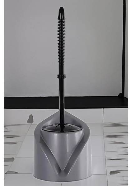 Tuvalet Fırçası Temiz Uzun Saplı Kolay Kullanım Kurulum Klozet Fırçası