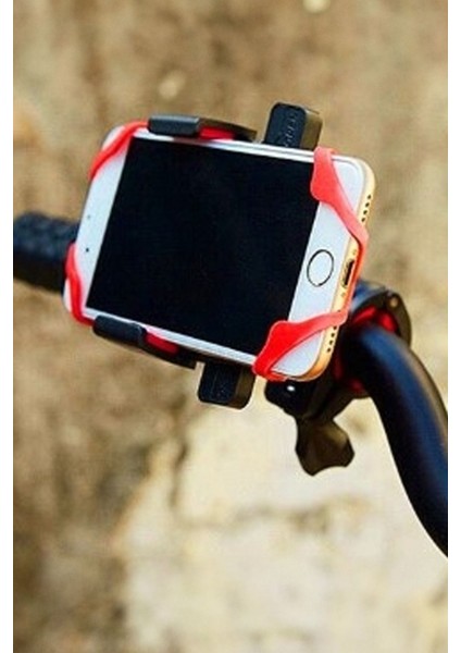 Lastik Destekli Standlı Bisiklet Telefon Tutucu Bisiklet Gidon Telefon Tutucu modelleri