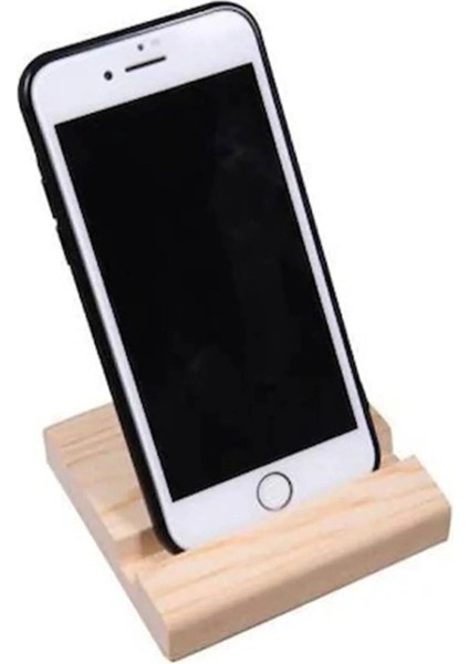 Organik Ahşap Telefon Tutucu Masa Üzeri Şık Tasarımlı Tüm Telefonlarla Uyumlu Tutucu Stand modelleri