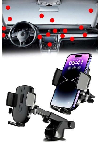 Vantuzlu Telefon Standı Sağlam Telefon Tutacağı