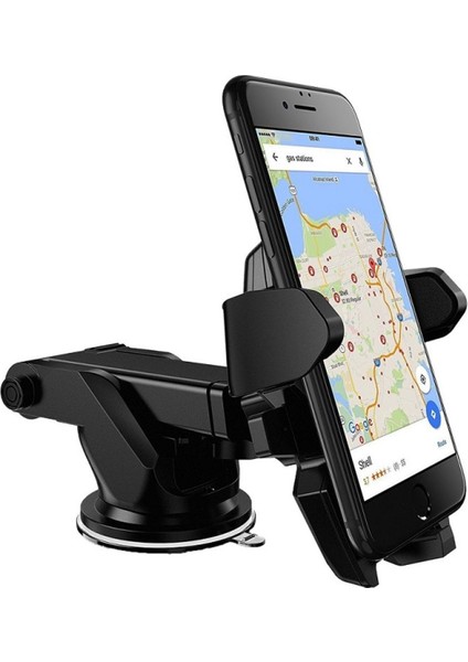 Sağlam Siyah Telefon Tutucu Stand Torpido Üstü