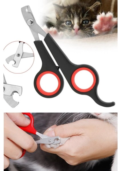Kedi Köpek Evcil Hayvanlar İçin Tırnak Kesme Makası Hayvan Tırnak Makası