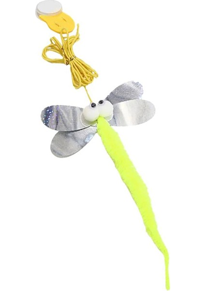 Kelebek Model Elastik Kedi Oyun Oltası, Kendinden Yapışkanlı, Sağlığa Zararsız, Portatif fırsatları