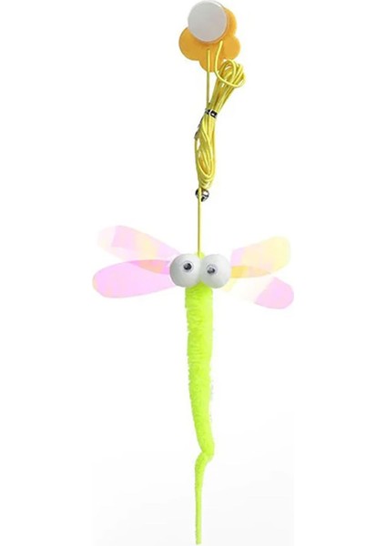 Kelebek Model Elastik Kedi Oyun Oltası, Kendinden Yapışkanlı, Sağlığa Zararsız, Portatif indirimleri