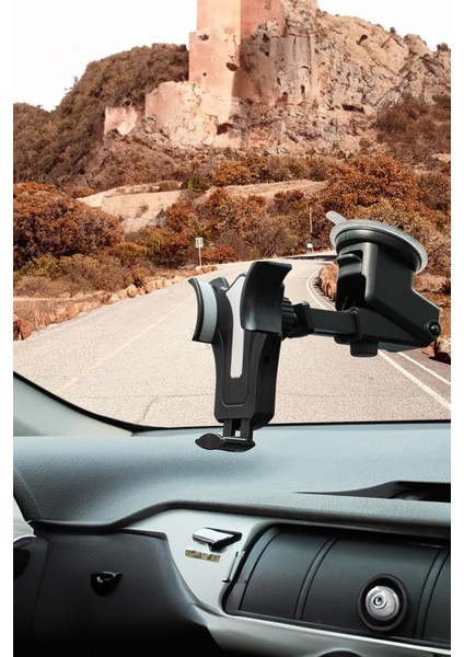 Telefon Tutucu Araç Içi Torpido Cam Için Kolay Kullanımlı Telefon Tutucu modelleri