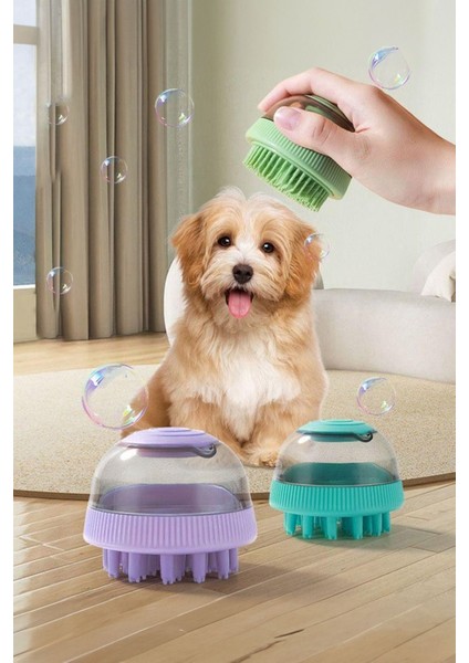 Kedi Köpek Temizleme Yıkama İçin Silikon Fırça