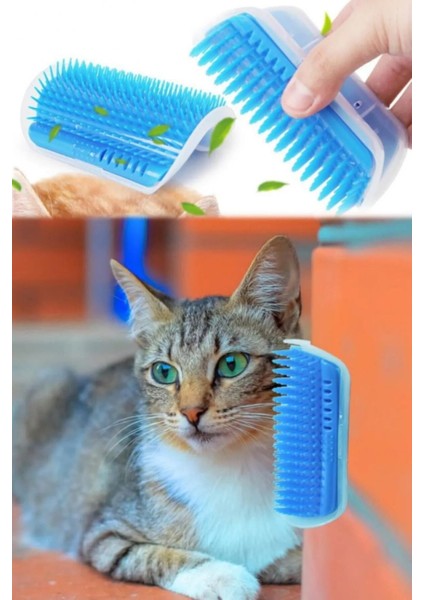 Cat It Pratik Kedi Tüyü Kaşıma Ve Tarama Aparatı, Duvara Monte Pratik Kaşıma Aracı