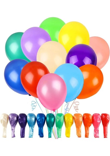Doğum Günü Özel Günler Için Süsleme Balonları 100 Adet modelleri