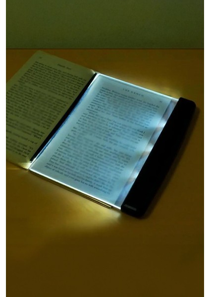 Işıklı Kitap Okuma Paneli Karanlıkta Kitap Okuma Işığı Ledli