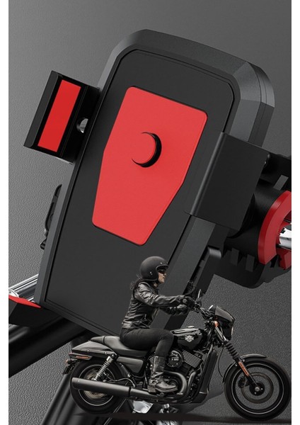 Scooter Bisikletler Için Gidona Bağlanan Telefon Tutucu Navigasyon Yardımcısı modelleri