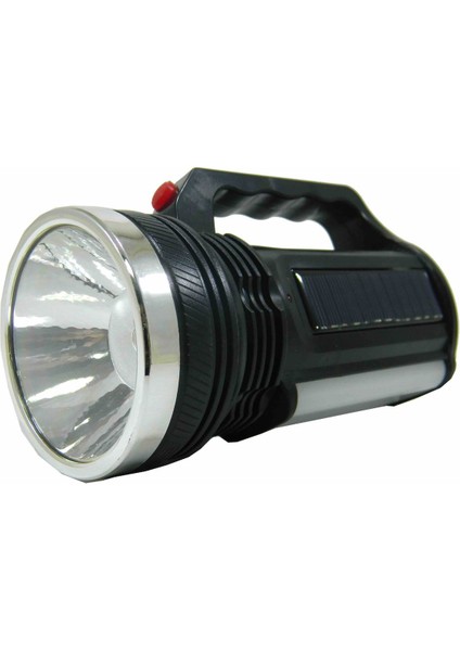 Şarjlı Çift Lambalı Uzun Menzilli El Feneri: 2000 mt Işık Kapsama Alanı