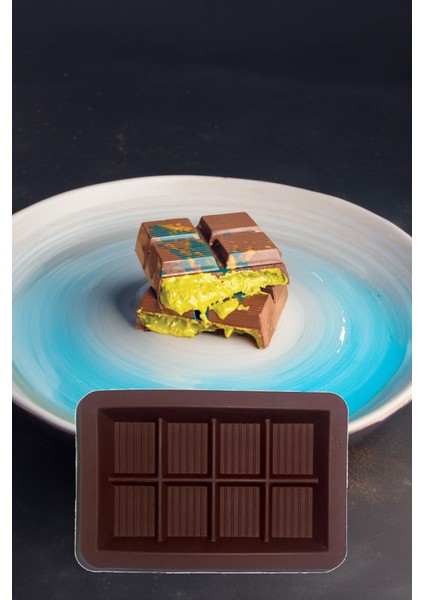 Dubai Çikolatası Için Çikolata Kalıbı 8 Bölmeli Yeni Trend Çikolata fiyatları
