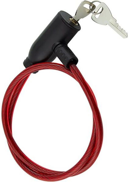 11X80 cm Çelik Tel Bisiklet Bebek Arabası Motor Scooter Kilidi Anahtarlı Kilit indirimleri