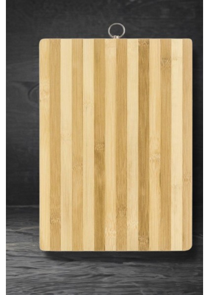 Kesim Tahtası Bambu Kesim Sunum Tahtası Büyük Boy 22X32 cm Sunum Tahtası