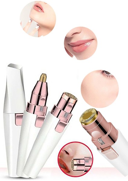 2 Başlıklı Işıklı Epilatör Seti: Yüz ve Çene Için Kaş Düzleştirici ve Kıl Alma indirimleri