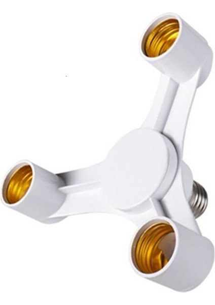 E27 3lü Duy Çoğaltıcı - Lamba Duy Çoklayıcı - E 27 3 In 1 Ampul Duy Çoğaltma Studio Lamp