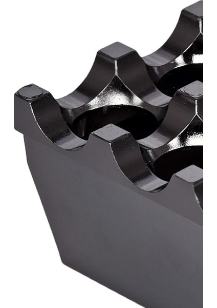 Siyah Metal 9 Gözlü Kül Tablası, Şık Kül Tablası, Dayanıklı ve Kullanışlı Metal Küllük modelleri