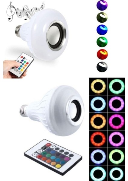 Telefon Bağlantısı Ile Müzik Çalabilen Özel Günler Kutlama Doğum Günü Için Çok Renkli Ampul fiyatları