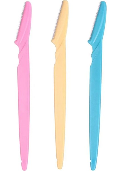 Kaş Düzenleyici Şekillendirici 3 Adet Jilet Yüz ve Kaş Tüylerini Almak Için Kolay Kullanımlı Jilet indirimleri