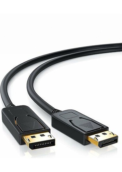 Displayport To Displayport Dp 1.2, 4K 30Hz, 1.8 Metre Görüntü Aktarım Kablosu