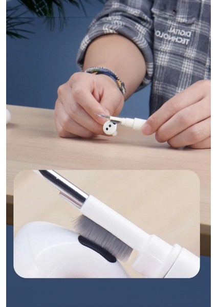 Çok Amaçlı Kulaklık Temizleme Çubuğu Kiti Fırçası Temizleme Çubuğu Kapaklı modelleri