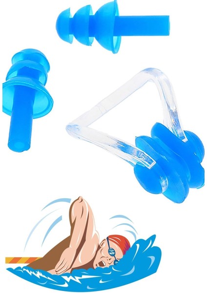 Havuz Deniz Için Burun Tıkacı Kulak Tıkacı Set Profesyonel Tıkaç fiyatları