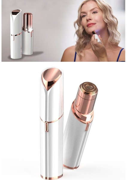 Pilli Ruj Görünümlü Epilatör: Bikini, Kaş, Vücut ve Koltukaltı I?çin Taşınabilir Cihaz fırsatları