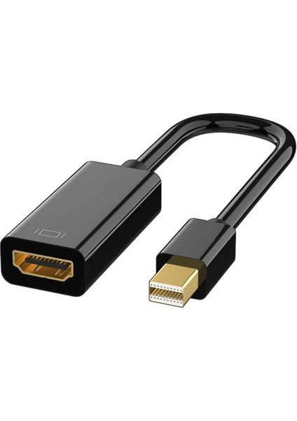 Mini Displayport To HDMI Dönüştürücü Adaptör, Siyah MNDP2HD, Görüntü Dönüştürücü