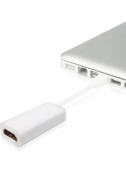 Mini Displayport To HDMI Dönüştürücü Adaptör, Siyah MNDP2HD, Görüntü Dönüştürücü