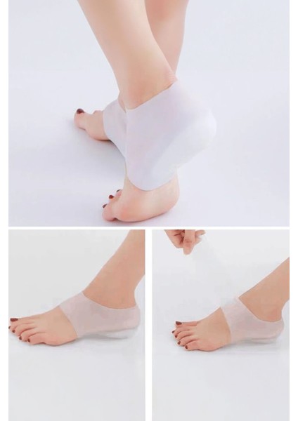 Slikon Topuk Koruması Yarım Çorap Ortopedik Topuk modelleri