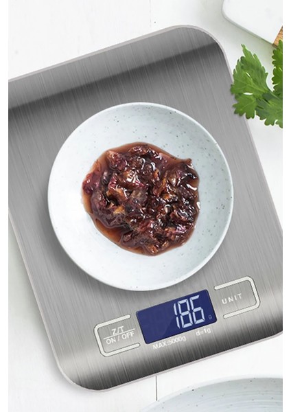 Gri Portatif Mutfak Tartısı: Dijital Hassas Terazi - 5 kg Kapasite, 1 gr Hassasiyet fırsatları