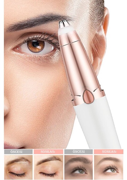 Mini Cep Epilatörü: Yüz ve Çene Için Işıklı Kaş ve Kıl Alma fırsatları