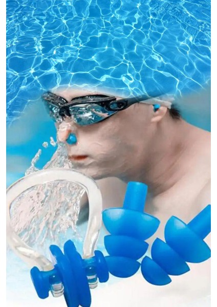 Kolay Kullanım Steril Havuz Için Kulak ve Burun Tıkacı Hijyenik fırsatları