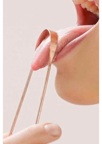 Saf Bakır Ayurveda Yoga Dil Temizleme Çubuğu