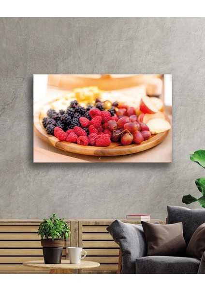 - Meyve Tabağı Cam Tablo Fruits