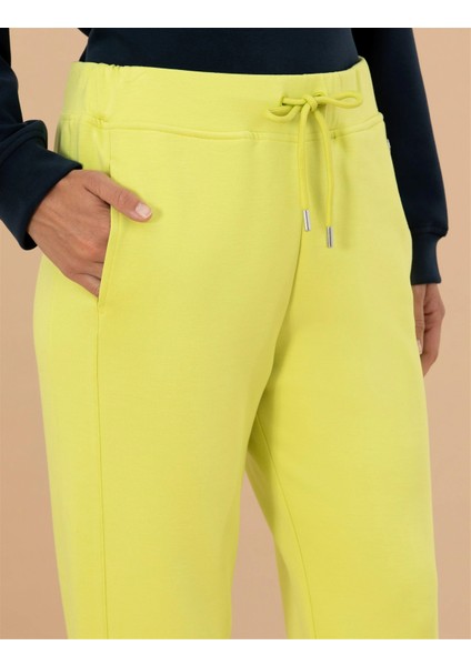 Kadın Regular Fit Eşofman Altı-Lime