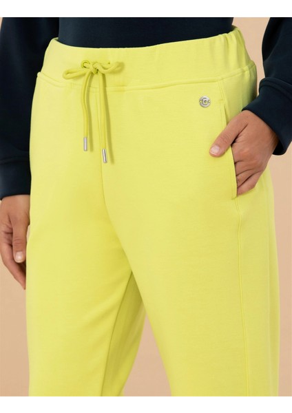 Kadın Regular Fit Eşofman Altı-Lime