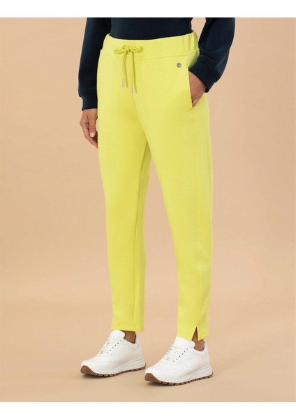 Kadın Regular Fit Eşofman Altı-Lime