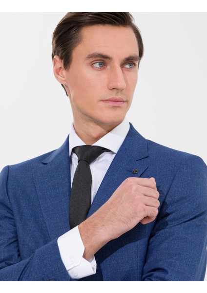 Erkek Slim Fit Takım Elbise-Indigo modelleri