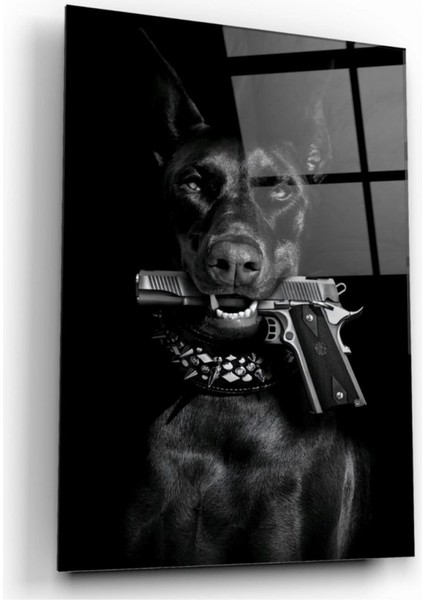 - Köpek Cam Tablo