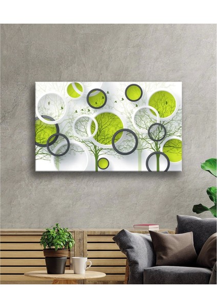 - Yeşil Daireler Cam Tablo Green Flats fiyatları
