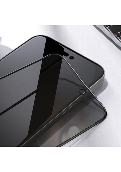 Apple iPhone 16E Darbeye Dayanıklı Anti Statik Hayalet Ekran Koruyucu Siyah indirimleri