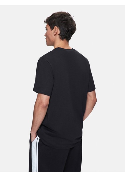 Ronala Siyah Erkek Sıfır Yaka Kısa Kol T-Shirt 1225841766089200 modelleri