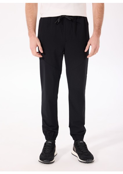 Lastikli Bel Lastikli Paça Relaxed Siyah Erkek Pantolon J5SM-PNT7202 modelleri