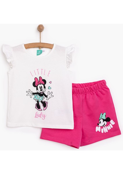 Minnie Mouse Kız Tshirt-Şort Kız Bebek